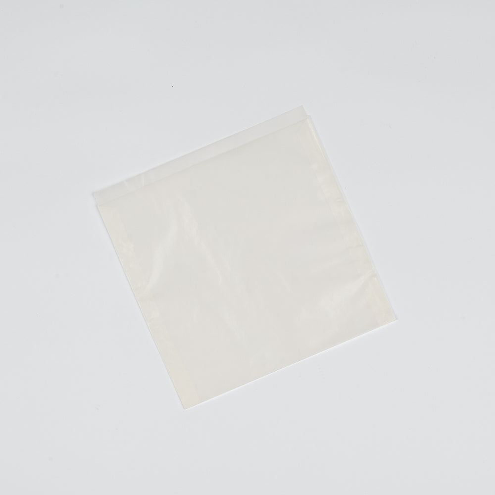 Pergamin-Flachbeutel, gebleicht, 40g/m², 160x155+10mm, VPE: 500 St.