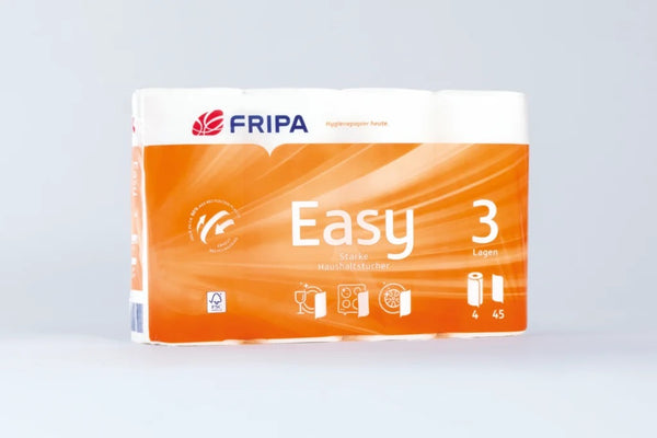 FRIPA, Küchenrolle, Easy, 3lg, 4x45 Blatt, VPE: 24 Rollen