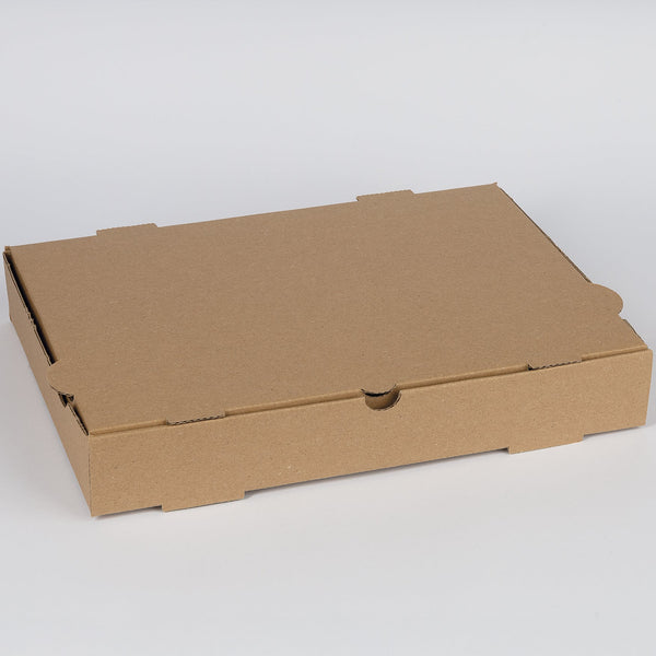 Pinsa Karton, Americano, "Slim", 23x32x5cm, kraft, braun, neutral, VPE: 100 St.