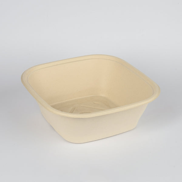 Bepulb-Bagasse, Catering-Schale, 3500ml, 273x273x94mm, VPE: 50 St.