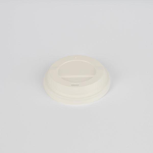 CPLA-Deckel, f. Pappbecher, Ø90mm, weiß, VPE: 1.000 St.