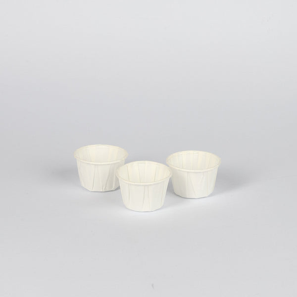 Papier-Dressing-Becher, 60ml, weiß, 80gr./m², Ø58x36mm, VPE: 250 St.