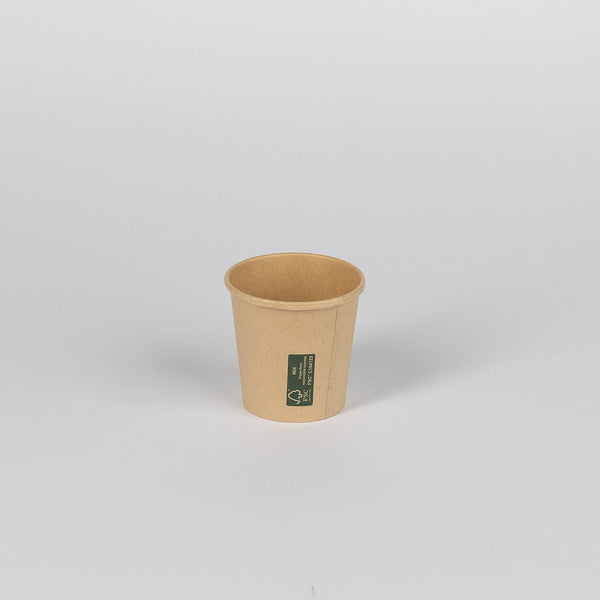 Papp-Dressingbecher, Premium, 100ml,Ø62x60mm, VPE: 100 St.