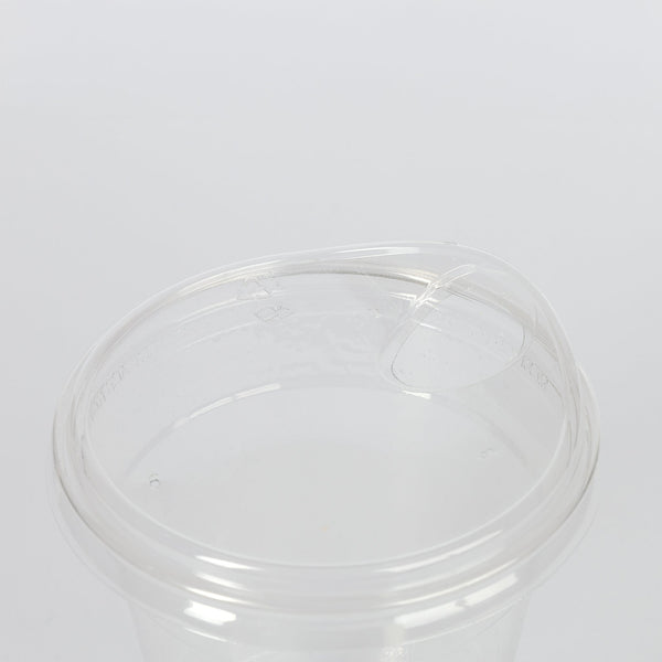 r-PET, Smoothie-Cup-Deckel, SL95, m. Trinköffnung, ø95mm, VPE: 1.000 St.