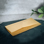Flachbeutel, 2-seitig offen, 25x13/10cm, "Open Pack", neutral, braun, VPE: 100 St.